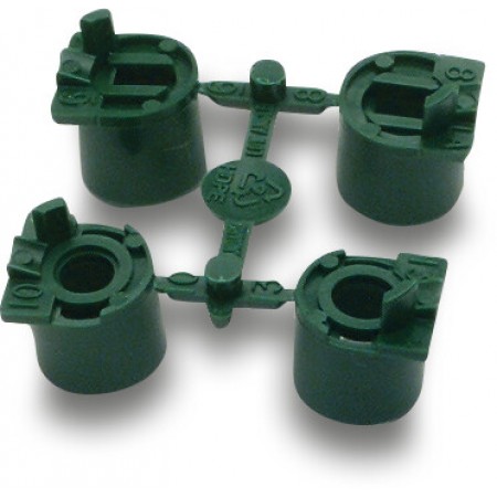 Hunter 444800 – Juego de 4 toberas alto caudal para I-20 (verde)