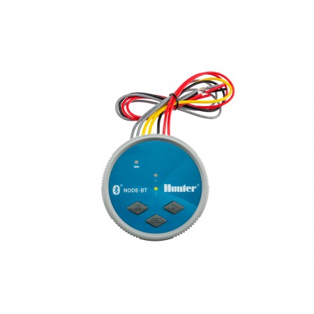 Hunter NODE-BT-200 – Programador Bluetooth a pilas 2 estaciónes, sin solenoides