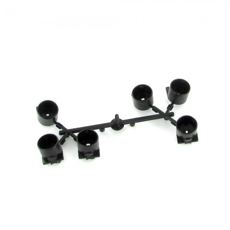 Hunter 466100 – Juego de 6 toberas radio corto (negro)