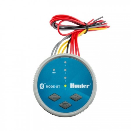 Hunter NODE-BT-400 – Programador Bluetooth a pilas 4 estaciónes, sin solenoides