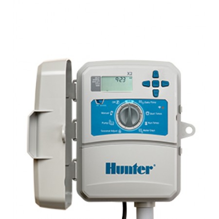 Hunter X2-401-E – Programador X2 de 4 estaciones, preparado para Wi-Fi
